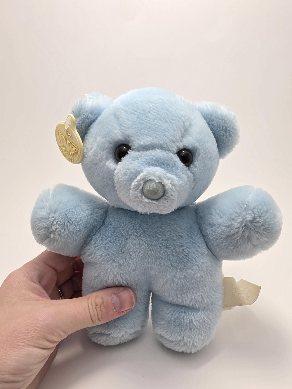 Vintage Ganzbros Heritage Collection Blue Teddy Bear Plush 1982 Rare New